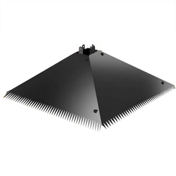 17 in. 17 in. Metal Squirrel Baffles with Spikes for 4x4 Posts Bird Feeder Poles Keeps Raccoons Out (-Pack)