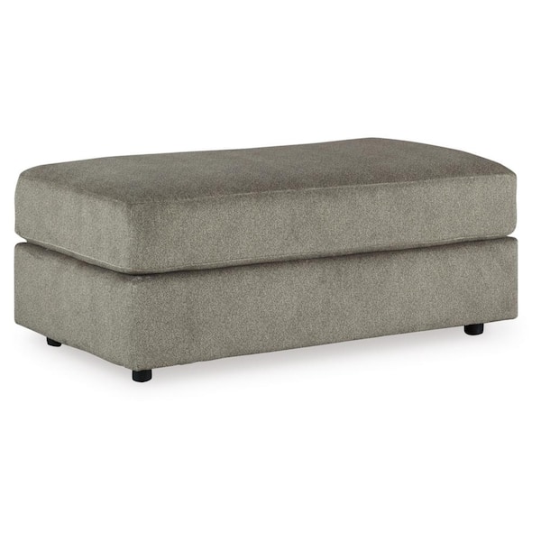Signature DESIGN BY ASHLEY Soletren Gray Polyester Rectangle Accent Oversized Ottoman