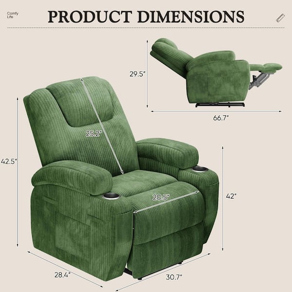LACOO Power Lift Recliner with Massage Function for Elderly