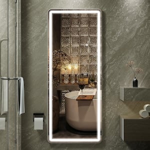 60 in. W x 16 in. H Rectangular Frameless LED Light Wall Bathroom Vanity Mirror