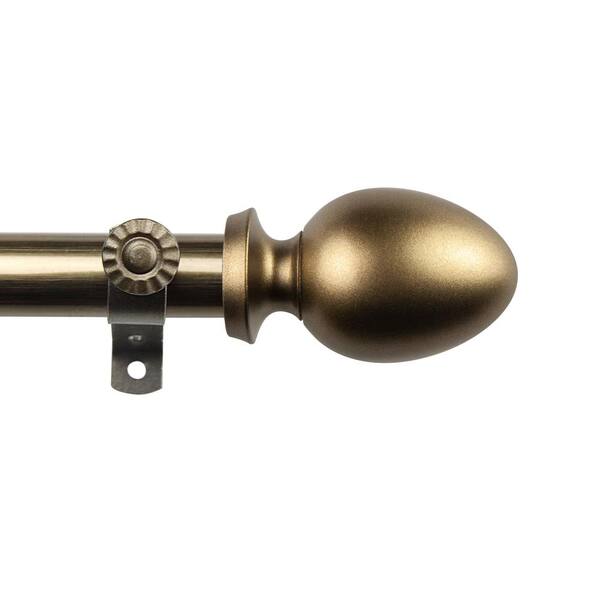 35mm Antique Brass Adjustable Curtain Pole Rod Brackets 1 2 3 brackets or rings 