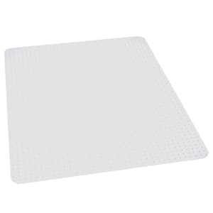 EverLife Chair Mat for Medium Pile Carpet, 46 in. x 60 in., Clear