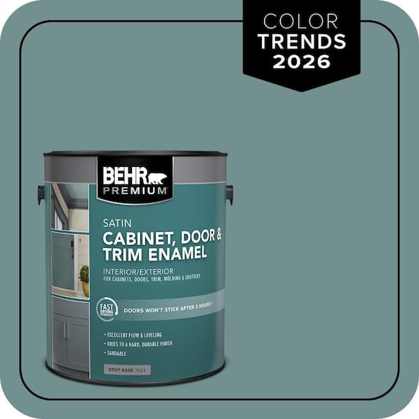 1 gal. #PPU12-03 Dragonfly Satin Enamel Interior/Exterior Cabinet, Door & Trim Paint