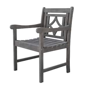 Renaissance Hand-Scraped Wood Outdoor Dining Chair