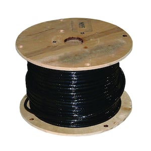 250 ft. 600-Volt Black Stranded CU Welding Cable Cord