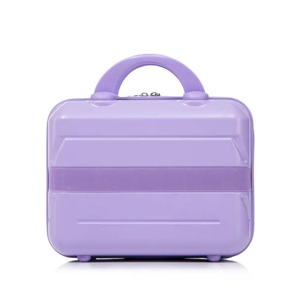 Noble House Lavor 2-Piece Purple ABS Hardside Spinner Wheel