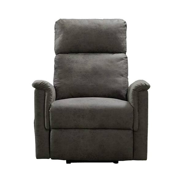 Boyel Living Gray Power Lift Single Recliner Chair with Storage Bag and Supportive comfortable Headrest