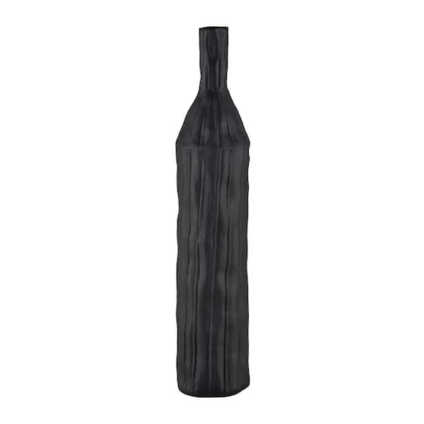 Unbranded Libria Ceramic 1.5 in. Decorative Vase in Black