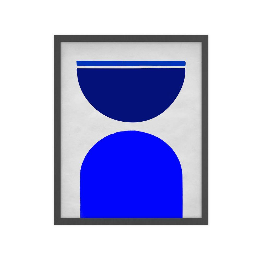 Abstract Nature Shapes Framed Abstract Art Print 42 in. x 34 in.