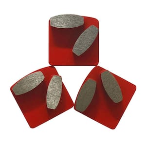 Medium Bond #30/40 Grinding Discs for Husqvarna PG Floor Grinder 2 Segments Discs for Efficient Concrete Grinding
