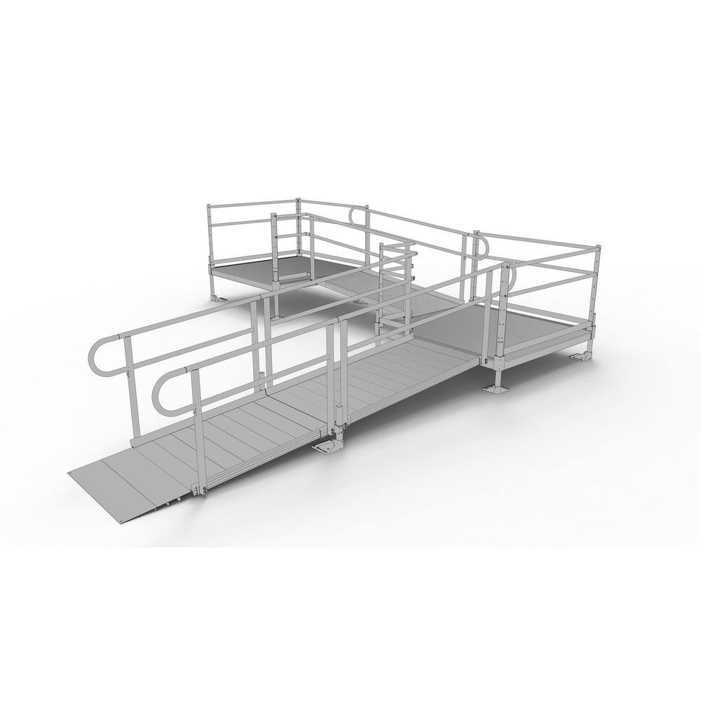 Reviews for EZ-ACCESS PATHWAY 16 ft. L-Shaped Aluminum Wheelchair Ramp ...