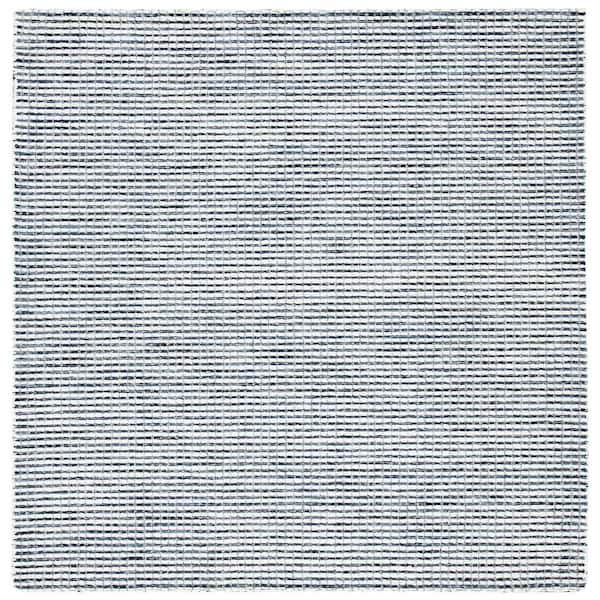 SAFAVIEH Abstract Blue/Ivory 6 ft. x 6 ft. Striped Square Area Rug