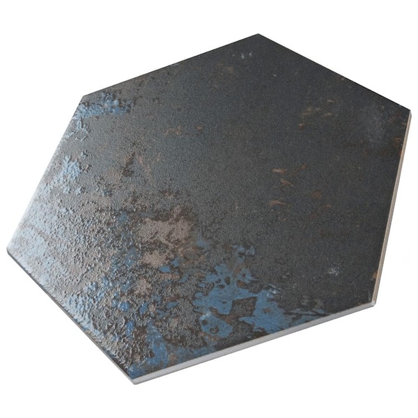 Merola Tile Polaris Hex Mix 8-5/8 in. x 9-7/8 in. Porcelain Floor