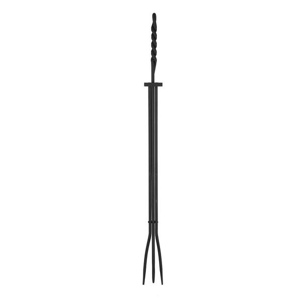 ACHLA DESIGNS 36 in. Tall Black Extra-Long Rope Design