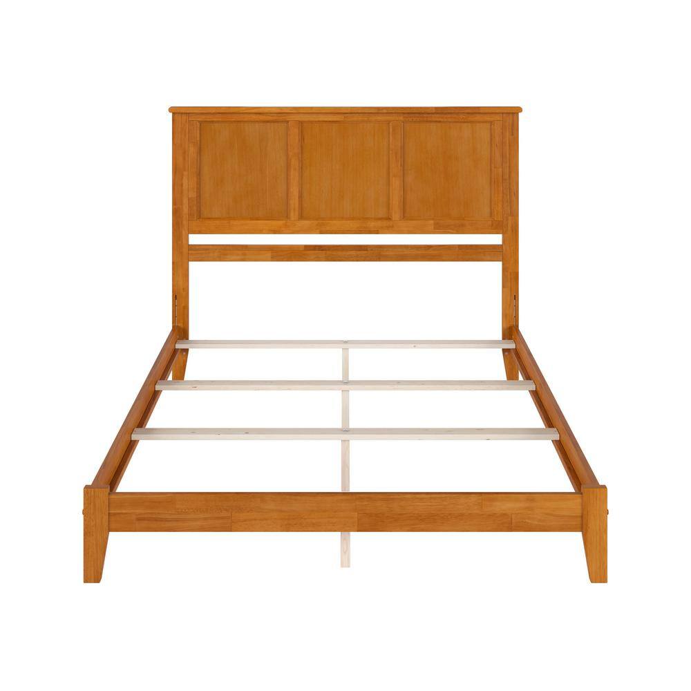 Madison Light Toffee Queen Solid Wood Bed Frame