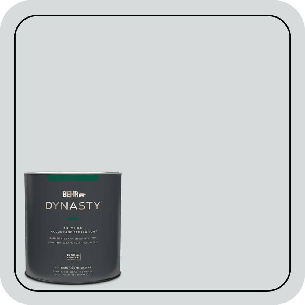 1 qt. Home Decorators Collection #HDC-CT-16 Billowing Clouds Semi-Gloss Exterior Stain-Blocking Paint & Primer price history on PriceWatchPro