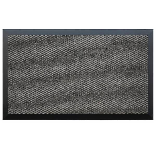 Calloway Mills Dark Grey 48 in. x 144 in. Teton Residential Commercial Mat