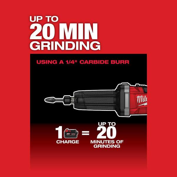 Milwaukee - M18 FUEL 18V Lithium-Ion Brushless Cordless 1/4 in. Die Grinder (Tool-Only)