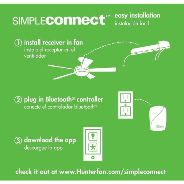 Hunter - SimpleConnect Programmable Control with On/Off Remote