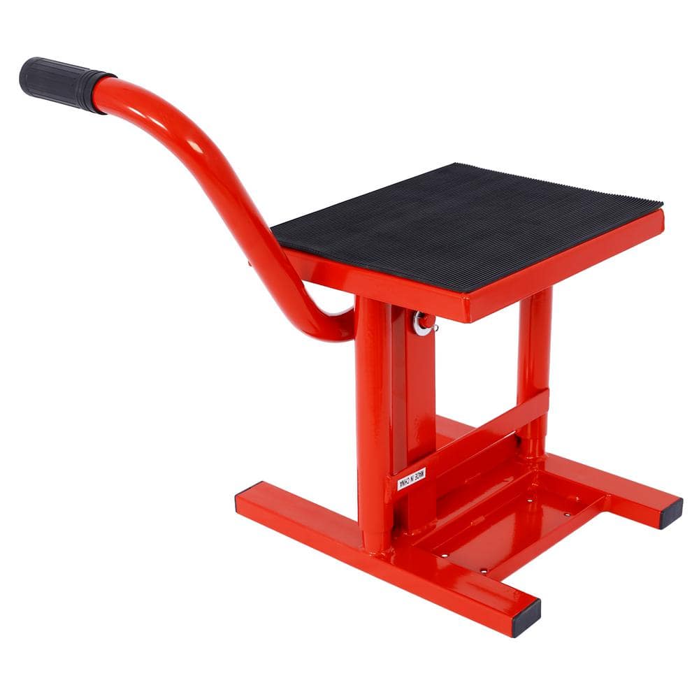 Motorcycle Jack Stand 330 lbs. 12 in. Heavy-duty Steel Motorcycle Lift in Red price history on PriceWatchPro