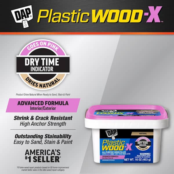 Plastic Wood-X with DryDex 16 oz. All-Purpose Wood Filler