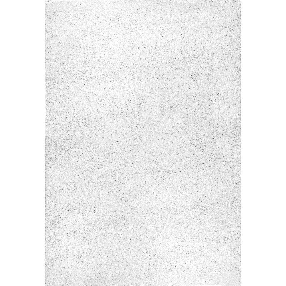 nuLOOM Arden Homely Shag White 8 ft. x 10 ft. Area Rug ECWO01A-8010 - The  Home Depot