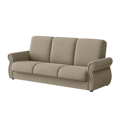 Beige Sofa Beds Living Room Furniture The Home Depot