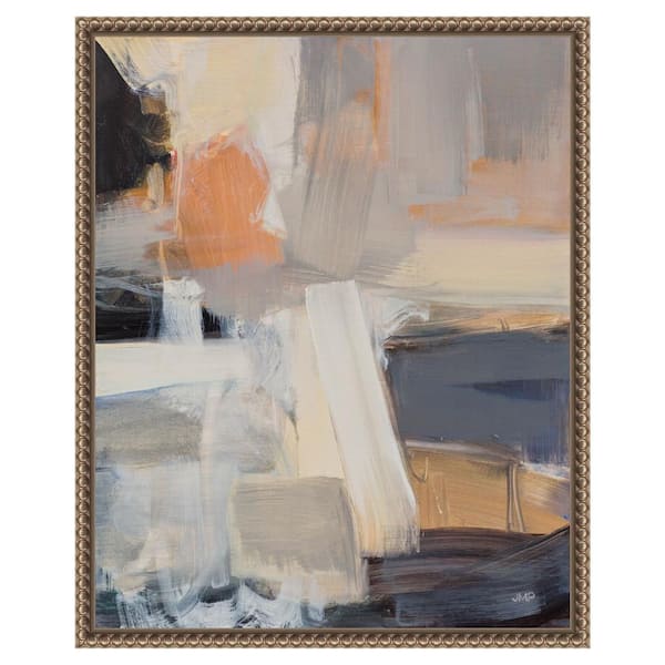 Amanti Art "Beale Street Abstract I" by Julia Purinton 1-Piece Floater Frame Giclee Abstract Canvas Art Print 20 in. x 16 in.
