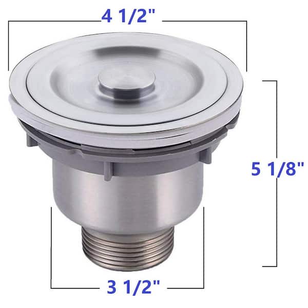 32.00 in. Single Bowl Drop-In/Undermount 20-Gauge Silver Stainless Steel Kitchen Sink with Grid and Strainer