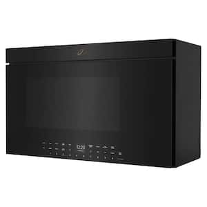 30 in. 1.1 cu. ft. Over-the-Range Microwave in Black with Flush Built-In Design