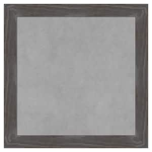 Woodridge Rustic Grey 19 in. x 19 in. Framed Magnetic Board