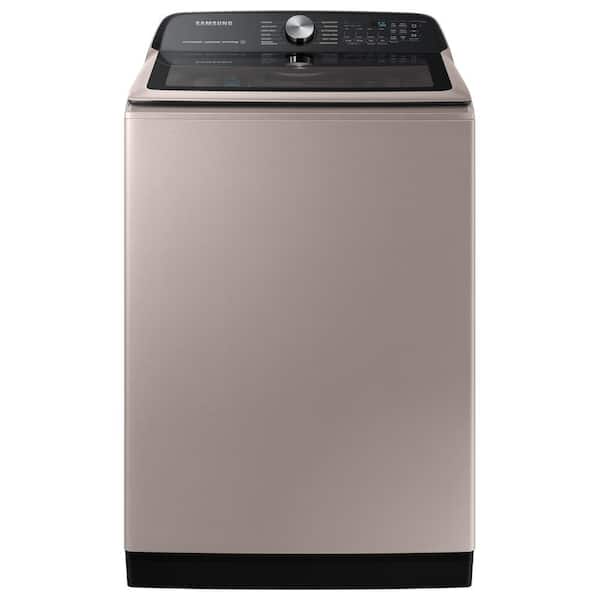 5.1 cu. ft. Smart Top Load Washer with ActiveWave Agitator and Super Speed Wash in Champagne