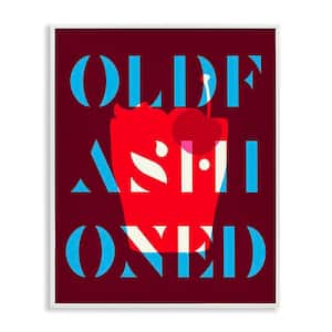 Modern Old Fashioned by Daphne Polselli White Framed Food Giclee Art Print 20 in. x 16 in.