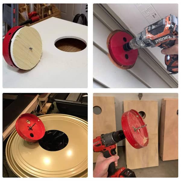 KATUR 71mm Diameter Hole Saw Set, HSS Bi-Metal Hole Saw Drill Bits Cut - View #4