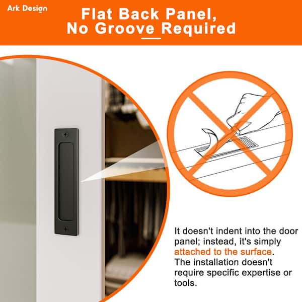 96 in. x 80 in. Paneled 3-Lite White Primed MDF Muti-Design Sliding Door with Hardware