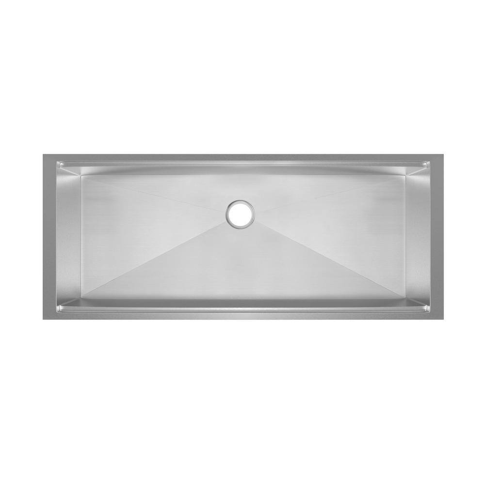 Rivage 45 x 19 Stainless Steel Single Basin Undermount Kitchen Sink