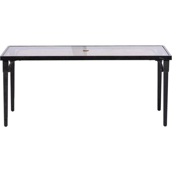 Hanover BRIGDN7PC-GLS-P Brigantine 7-Piece Glass-Top Table Outdoor Patio Dining Set Hanover BRIGDN7PC-GLS-P Brigantine 7-Piece Glass-Top Table Outdoor Patio Dining Set
