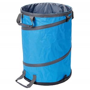 30 Gal. Blue Collapsible Lawn and Leaf Camping Waste Bag