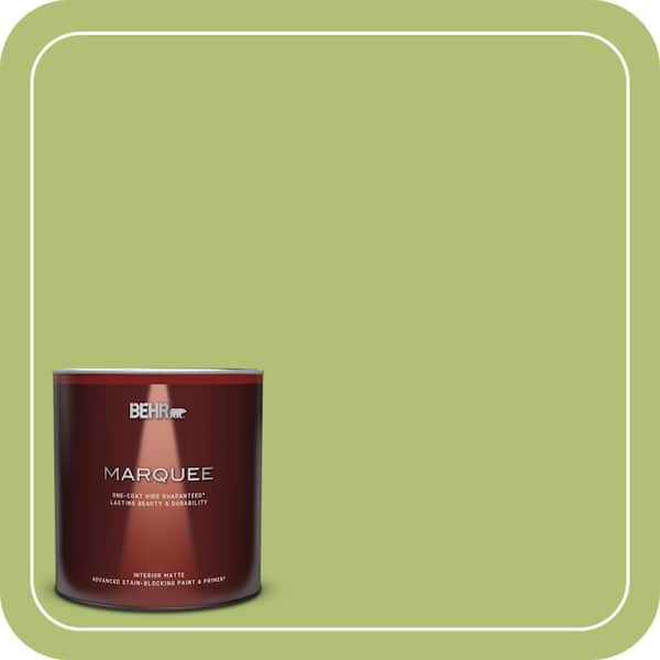 BEHR MARQUEE 1 qt. Home Decorators Collection #HDC-SM14-5 Lavish Lime Matte Interior Paint & Primer