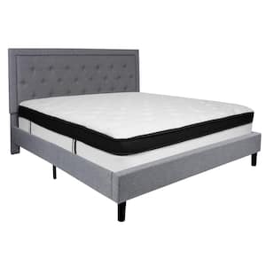 Light Gray King Bed Set