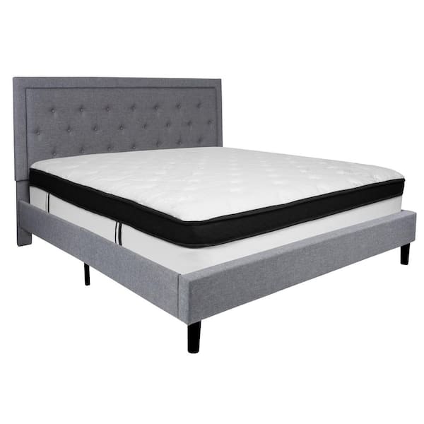 Carnegy Avenue Light Gray King Bed Set