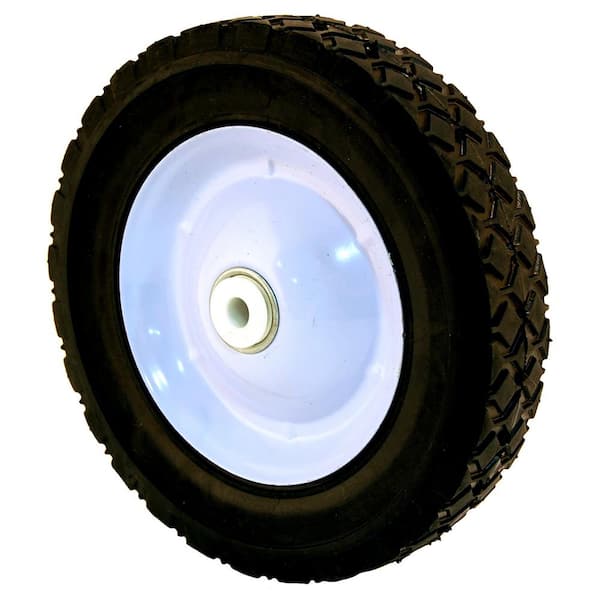 Arnold 8 in. x 1.75 in. Universal Steel Wheel with Shielded Ball 