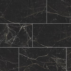 Impero Black 12 in. x 24 in. Porcelain Floor and Wall Tile (15.50 sq. ft./Case)