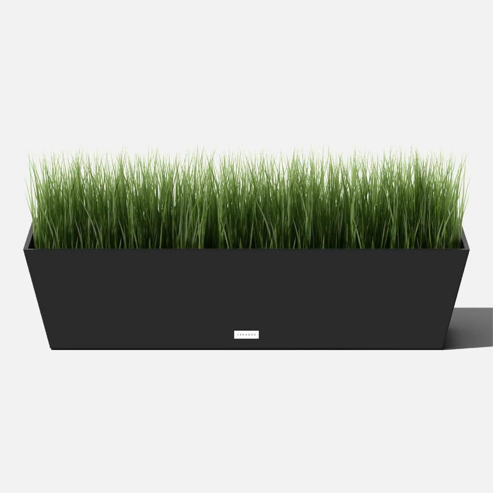 Black 36" Recycled Plastic Window Box Planter