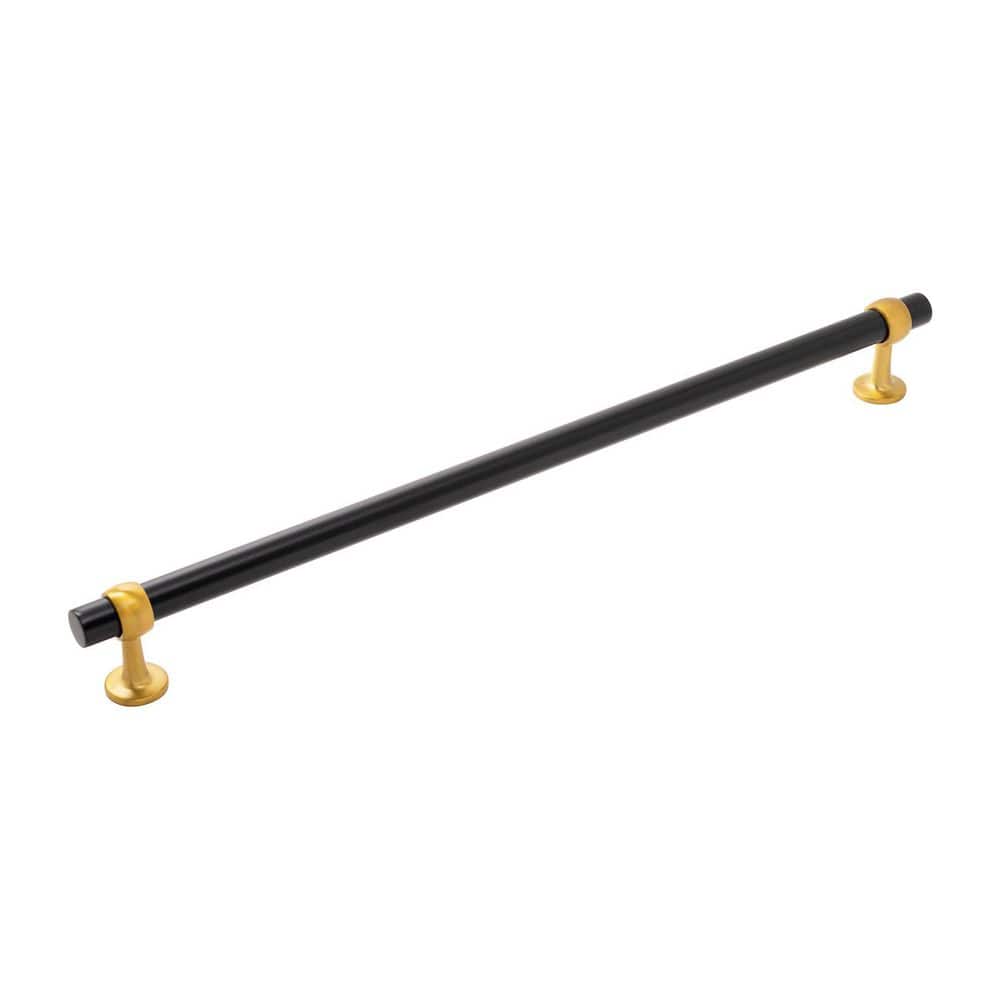 stia Collection Appliance Pull 18 in. Center to Center Matte Black and Brushed Golden Brass Appliance Pull price history on PriceWatchPro