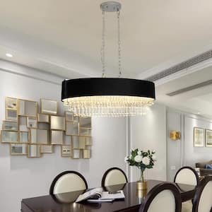 8-Light Modern Crystal Chandelier for Living-Room Round Cristal Lamp Luxury Home Decor Light Fixture