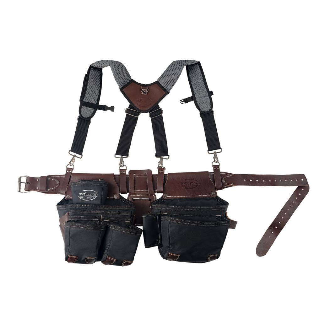 Heavy Duty Work Suspenders for Men Tool Belt Suspenders Tool Harness, 