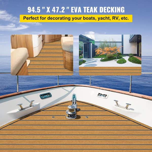 5 Colors 10 Sizes Self-adhesive Artificial Teak Yacht Mats Small Boat  Accessories on Board Supplies Anti Slip - AliExpress