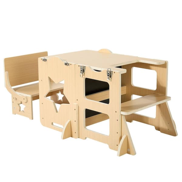 SVOPES Toddler Tower, Wooden, 6 in 1-Kitchen Step Stool for Kids 1-5 ...