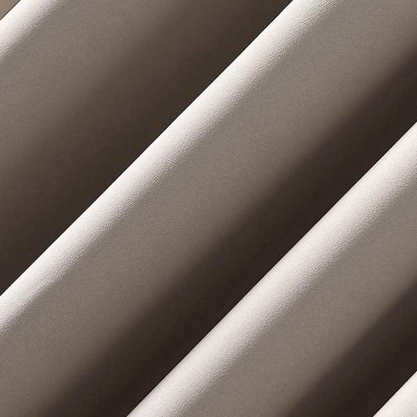 Sun Zero Oslo Theater Grade White Polyester Solid 52 in. W x 84 in. L  Thermal Grommet Blackout Curtain 61134 - The Home Depot